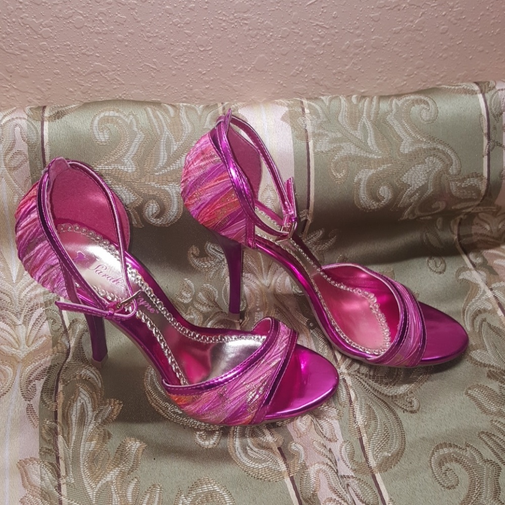 New (unworn) Sarah-Jayne stiletto heels open toe